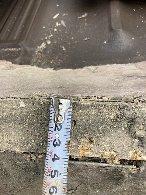 桟木の幅を計測